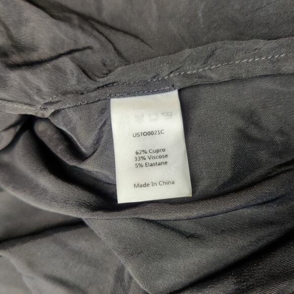 Universal Standard Marano Cooling Stretch Cupro Wrap Top Black XL 26 28 - Picture 10 of 14